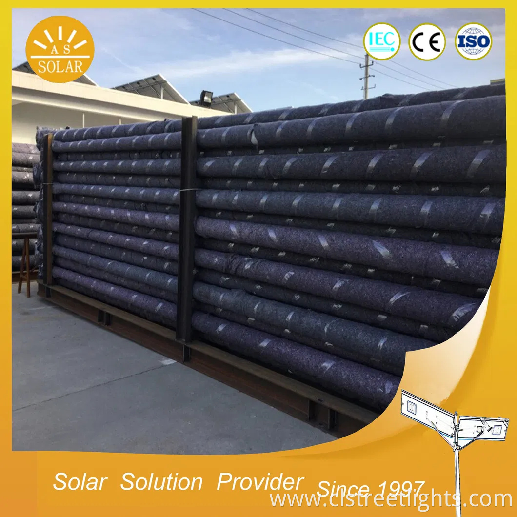 6m Pole Mounted Split Panel Type High Lumen Commercial Solar Street Light